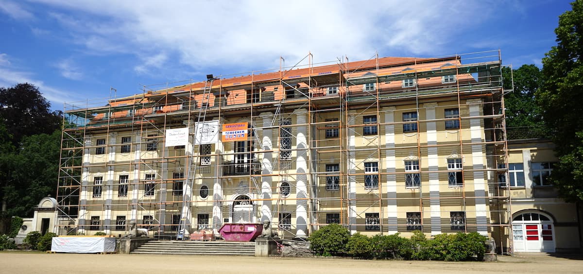 Altmark, Tangerhütte: das Neue Schloss. Foto: Beate Ziehres