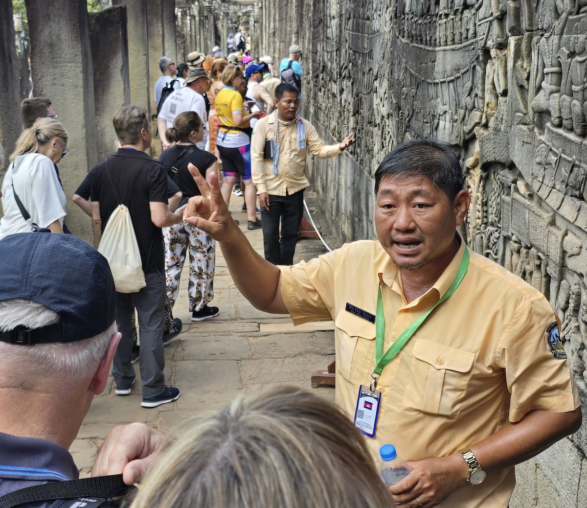 Angkor Thom Tempel Besuch mit Gästeführer Mr. Vandara. Foto: Beate Ziehres, Reiselust-Mag