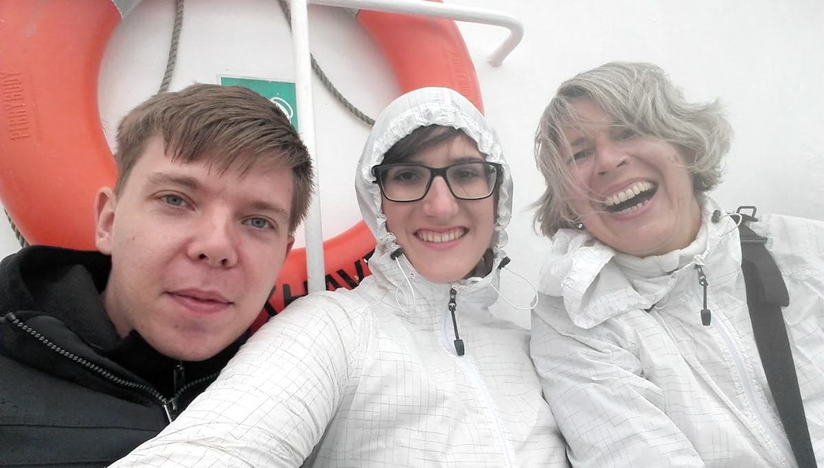 Auf dem Schiff nach Helgoland. Foto: Lena Ziehres