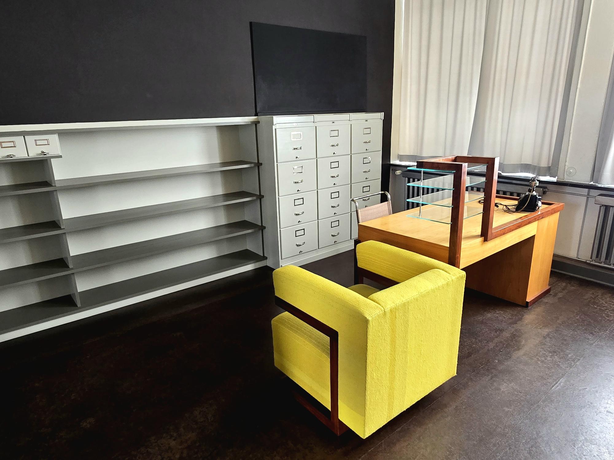Büro von Walter Gropius, Bauhausgebäude Dessau. Foto: Beate Ziehres