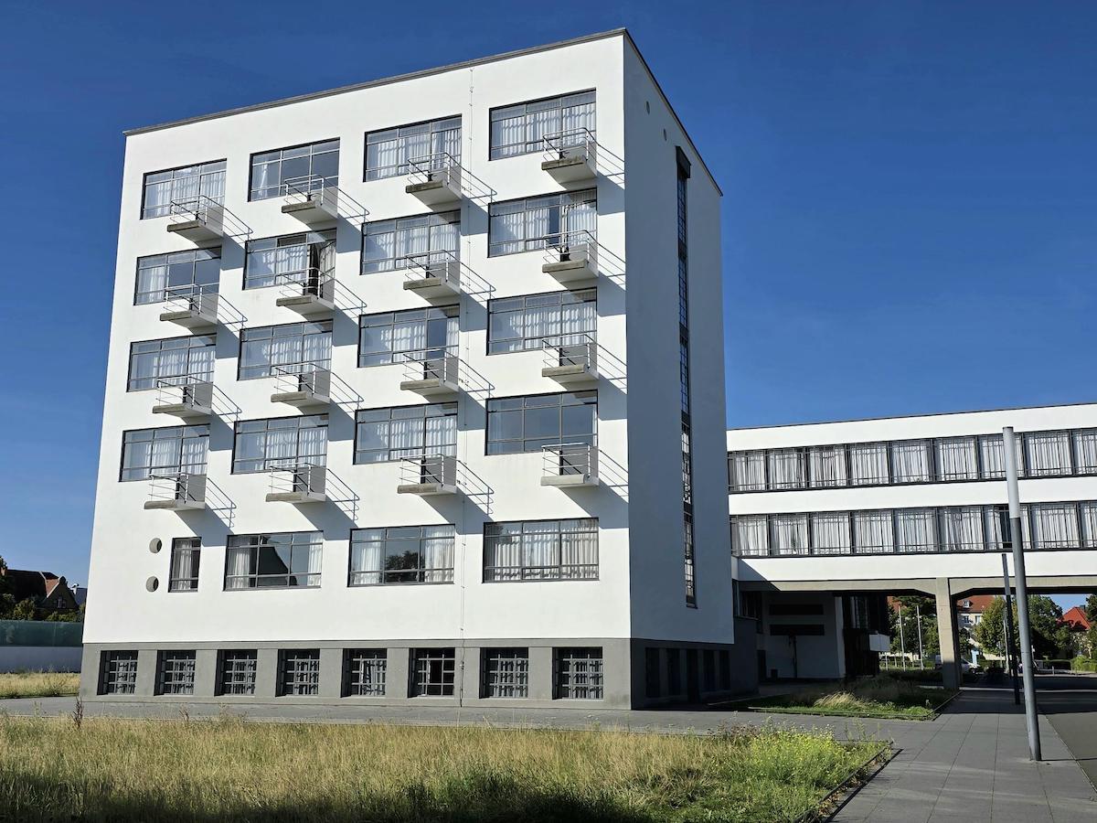 Prellerhaus auf dem Bauhausgelände in Dessau. Foto: Beate Ziehres