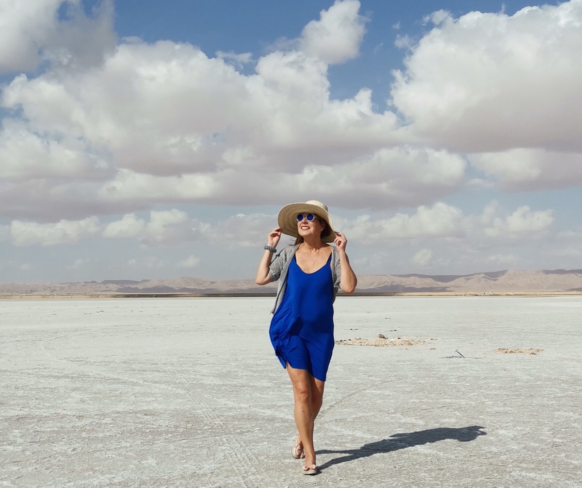 Beate Ziehres, Chott El Djerid, Tunesien. Foto: Claudia Scheffler-Perrone