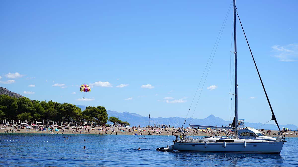 Insel Brac, Kroatien, Strand Zlatni Rat. Foto: Beate Ziehres