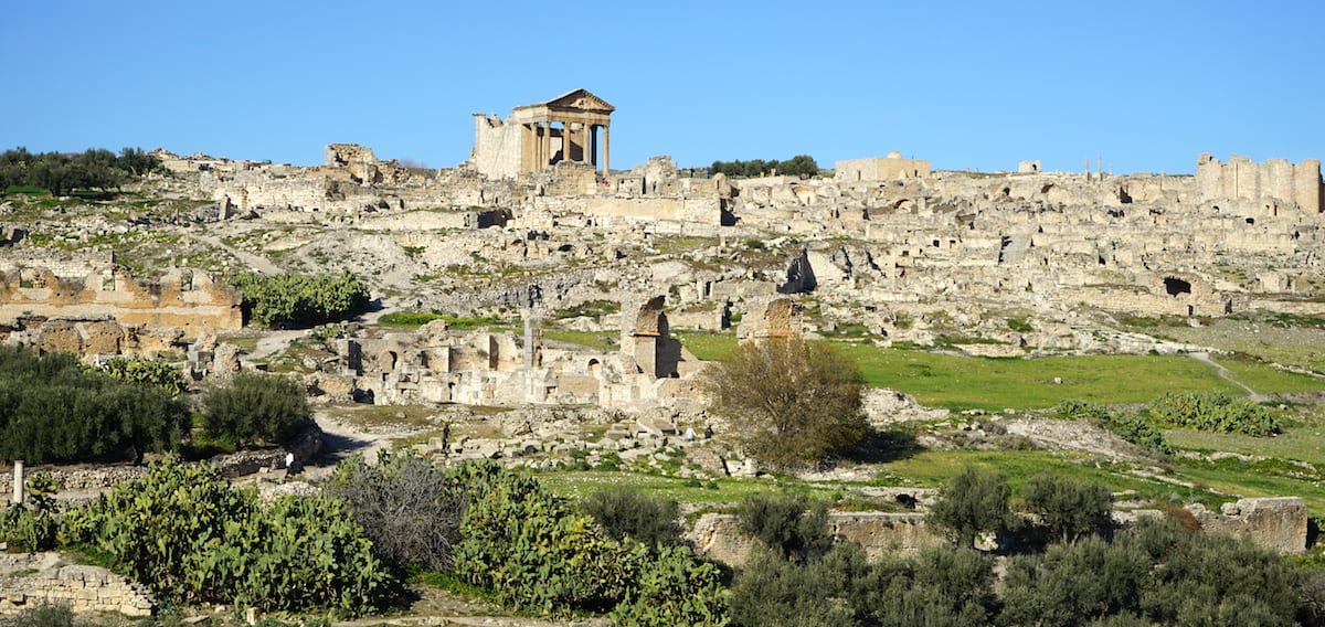 Erlebnisreicher Urlaub: Antike Stadt Dougga, Nordtunesien. Foto: Beate Ziehres