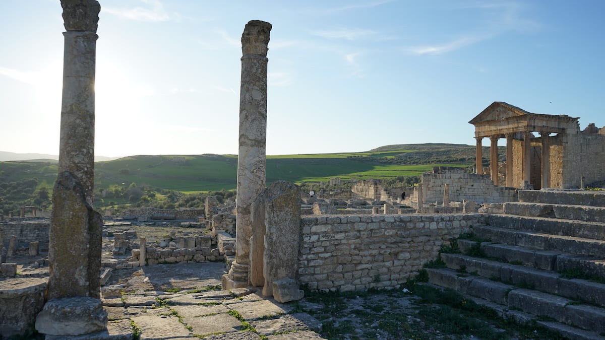 Dougga, Urlaub im Norden von Tunesien. Foto: Beate Ziehres