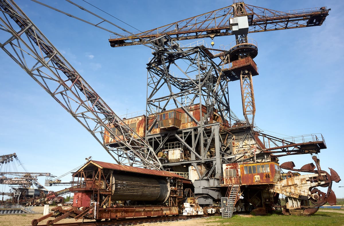 Ferropolis, Absetzer Medusa. Foto: Beate Ziehres, Reiselust-Mag