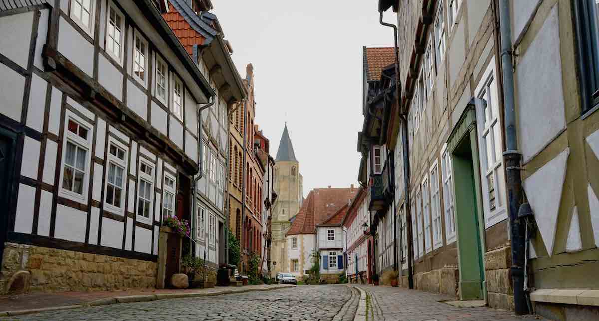 Erhaltene Fachwerkhäuser in der Straße Hinterer Brühl – Foto: Beate Ziehres