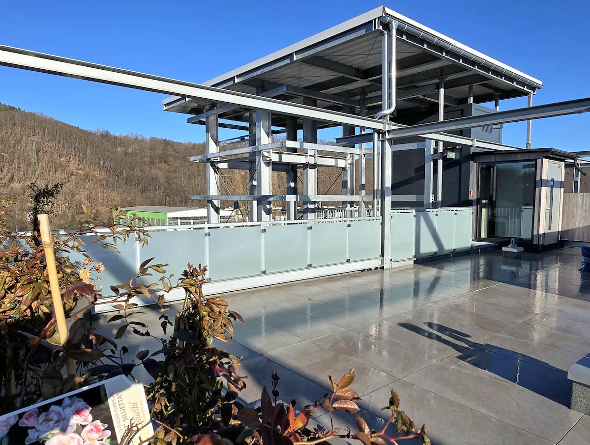 Hotel Morgenroth, Bad Blankenburg, Dachterrasse. Foto: Beate Ziehres, Reiselust-Mag