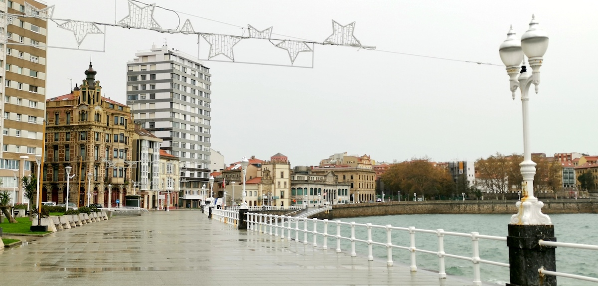 Gijon, Uferpromenade