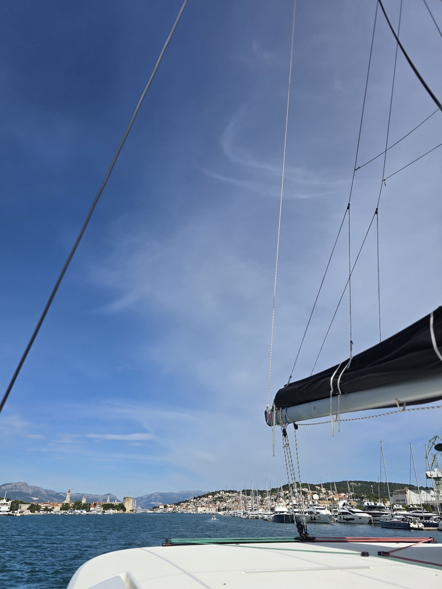 Segeltörn Kroatien, Abschied von Trogir. Foto: Beate Ziehres, Reiselust-Mag