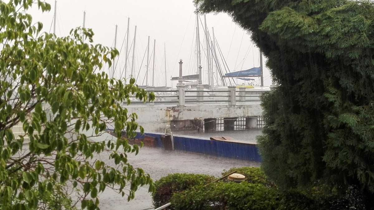 Kuba, Tropensturm in der Marina Cienfuegos. Foto: Beate Ziehres, Reiselust Mag