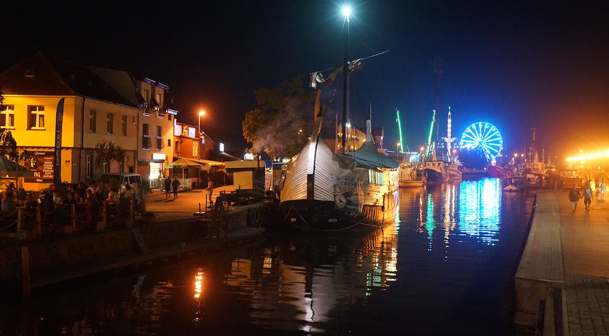 Vergnügungspark am Hafen von Leba – Foto: Beate Ziehres