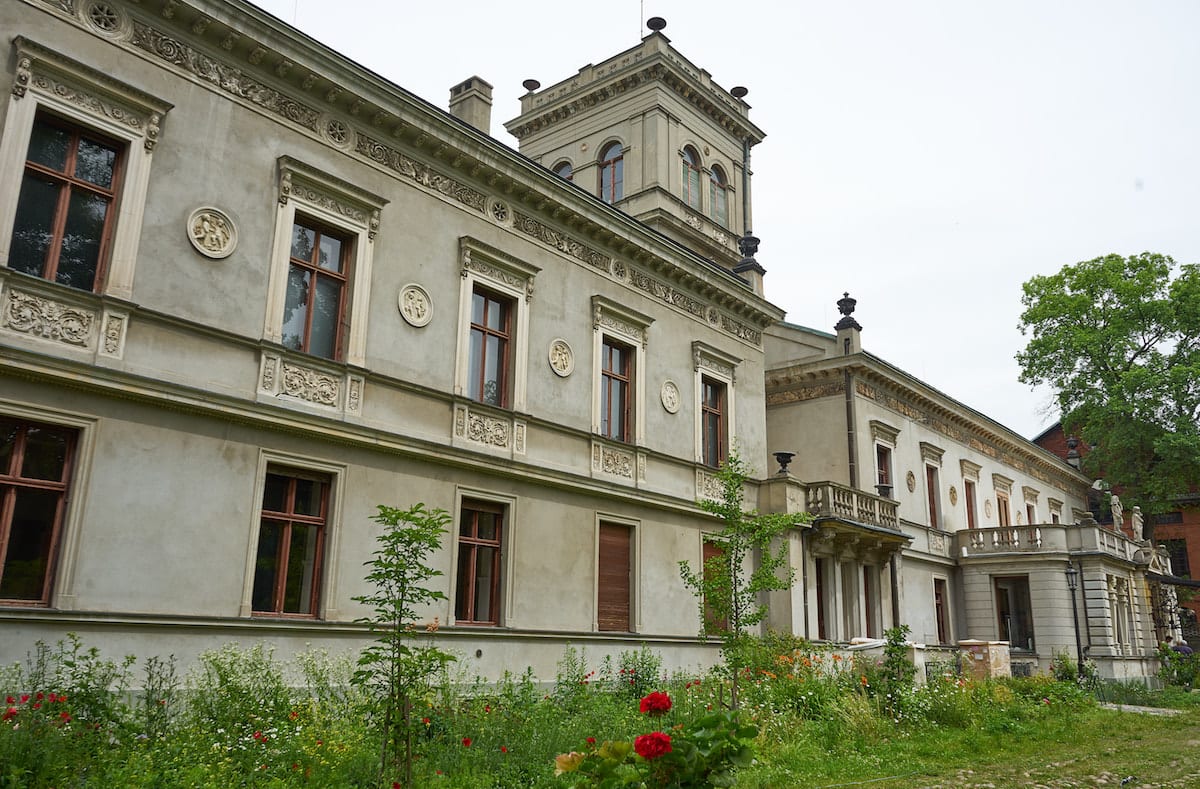 Lodz, Gartenansicht Scheibler-Palast. Foto: Beate Ziehres, Reiselust-Mag