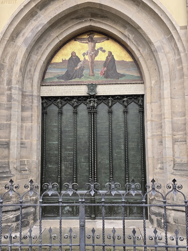 Lutherstadt Wittenberg, Schlosskirche, Thesentür. Foto: Beate Ziehres, Reiselust-Mag