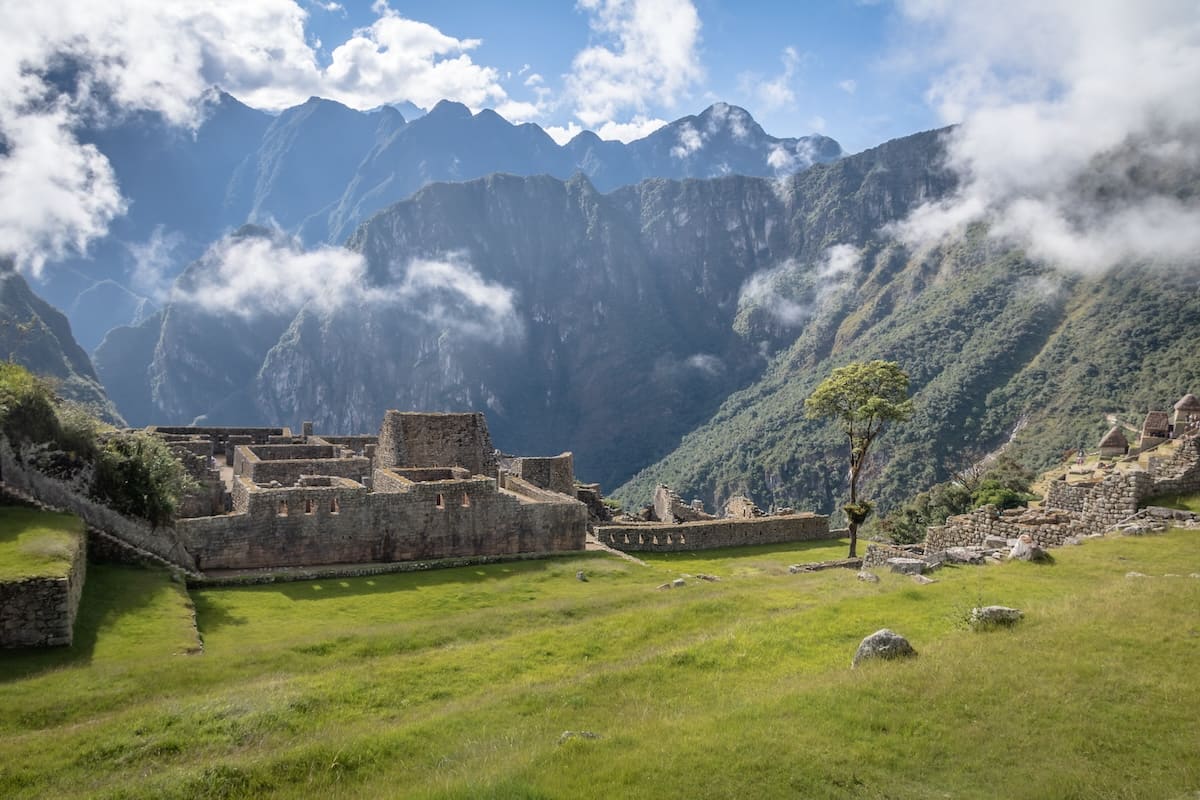 Sicht auf Machu Picchu in Peru