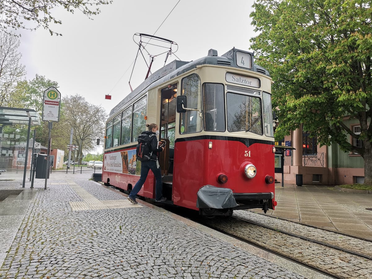 Naumburger Straßenbahn. Foto: Beate Ziehres, Reiselust-Mag