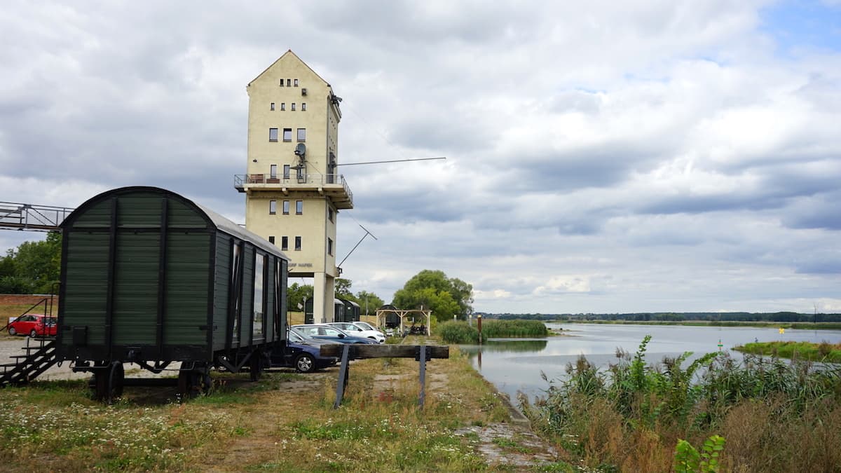 Oderbruch, Kulturhafen GroĂ Neuendorf. Foto: Beate Ziehres