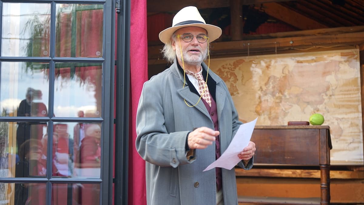 Oderbruch, Theater am Rand: Tobias Morgenstern in "Kabakon". Foto: Beate Ziehres