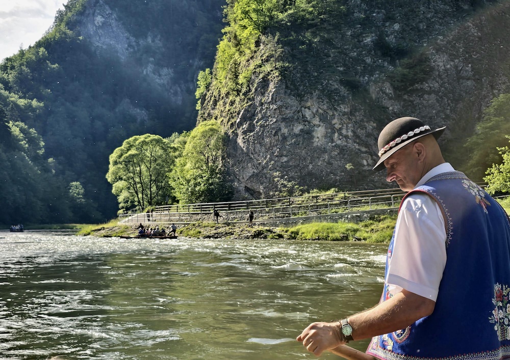 Flößer auf dem Dunajec, Pieninen, Polen. Foto: Beate Ziehres, Reiselust-Mag
