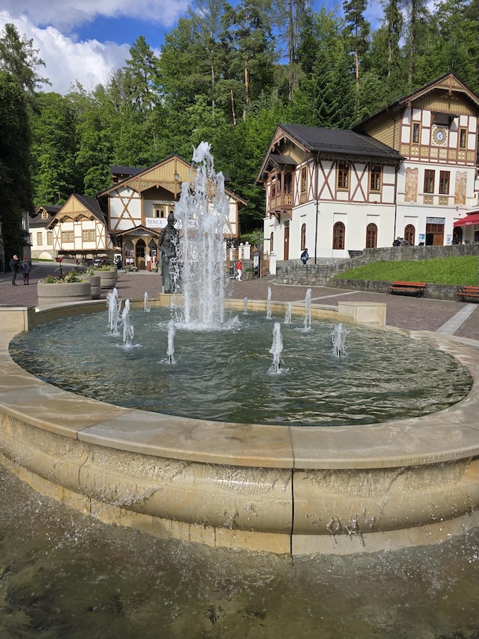 Springbrunnen, Pieninen. Fot: Beate Ziehres, Reiselust-Mag
