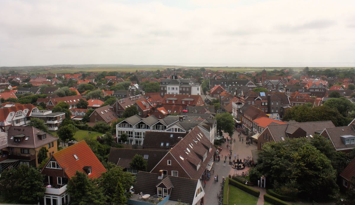 Langeoog: Tolle Aussicht vom Wasserturm – Foto: Lena Ziehres