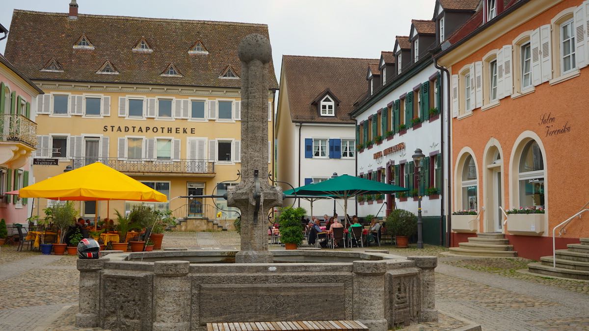 Der Marktplatz in Müllheim – Foto: Beate Ziehres