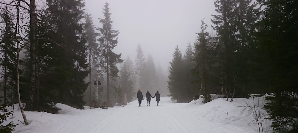 Marka-Impression im Winter, nahe Oslo – Foto: Lena Ziehres