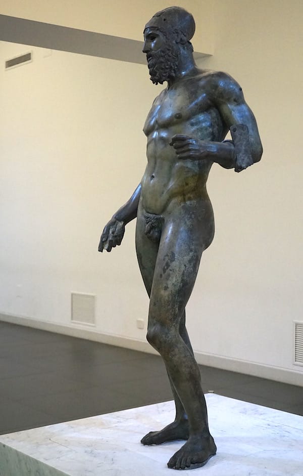 Krieger 2 – Foto: Beate Ziehres Sommer verlängern in Reggio Calabria: Statue von Riace Krieger 2