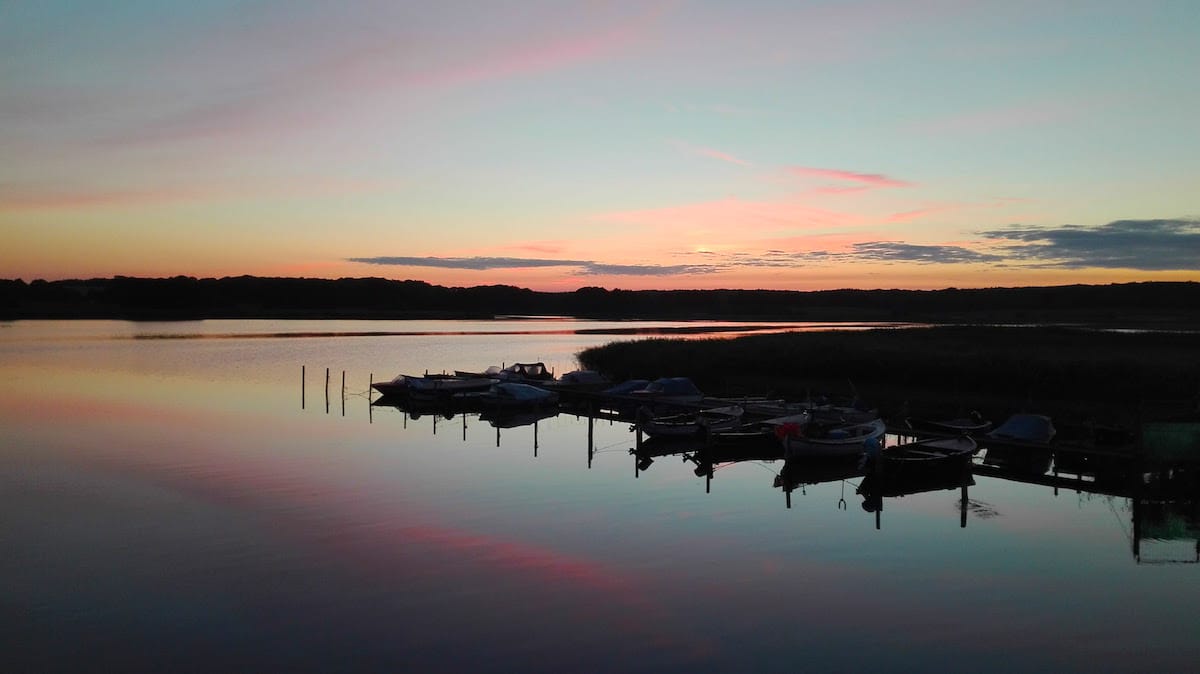 Abendstimmung am Wreechener See auf Rügen, Mecklenburg-Vorpommern – Foto: Beate Ziehres