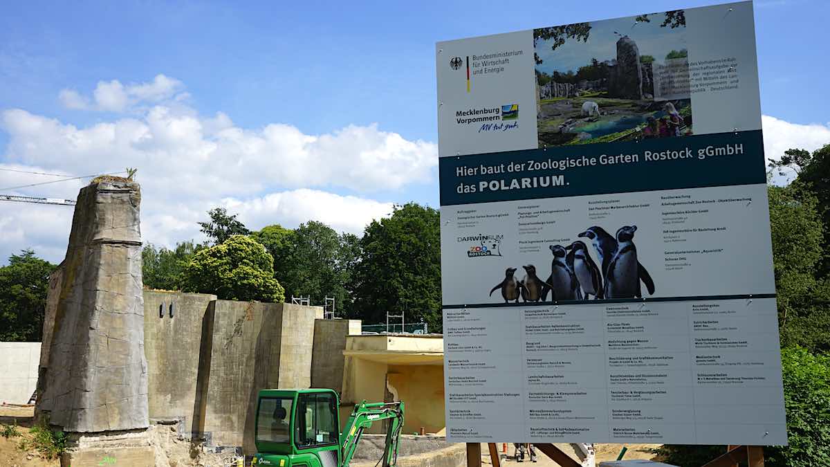 Polarium-Baustelle im Sommer 2018 – Foto: Beate Ziehres