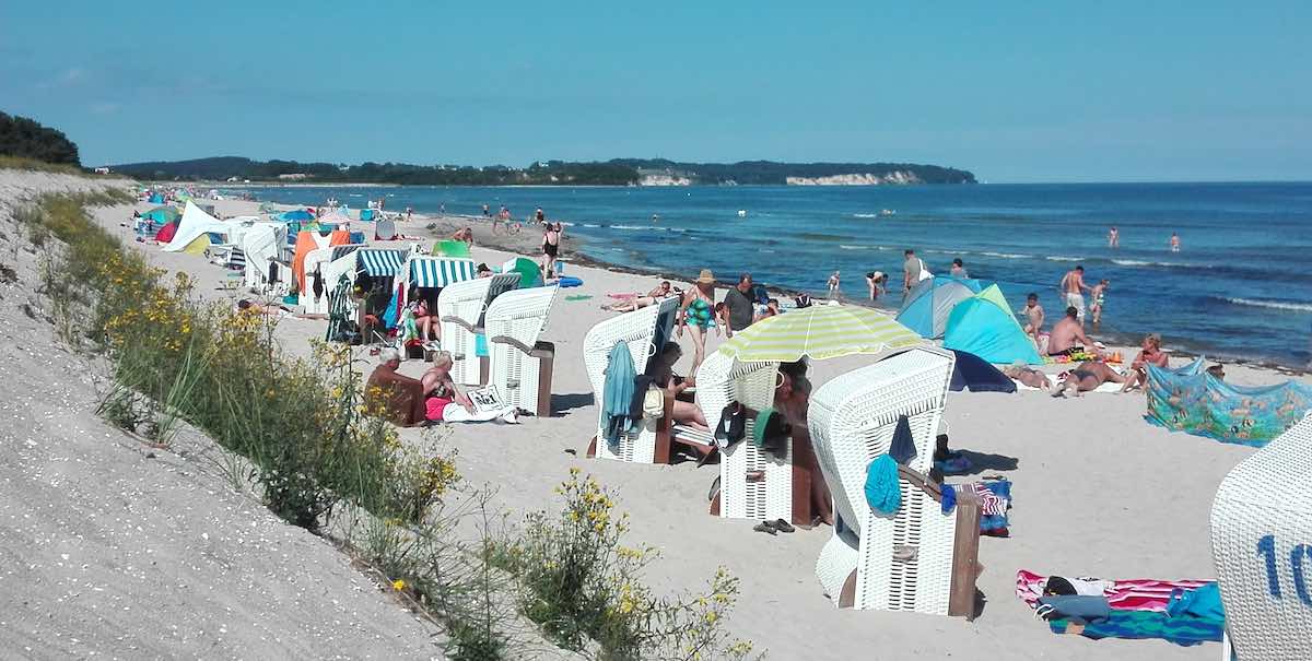 Der Strand von Thiessow – Foto: Beate Ziehres