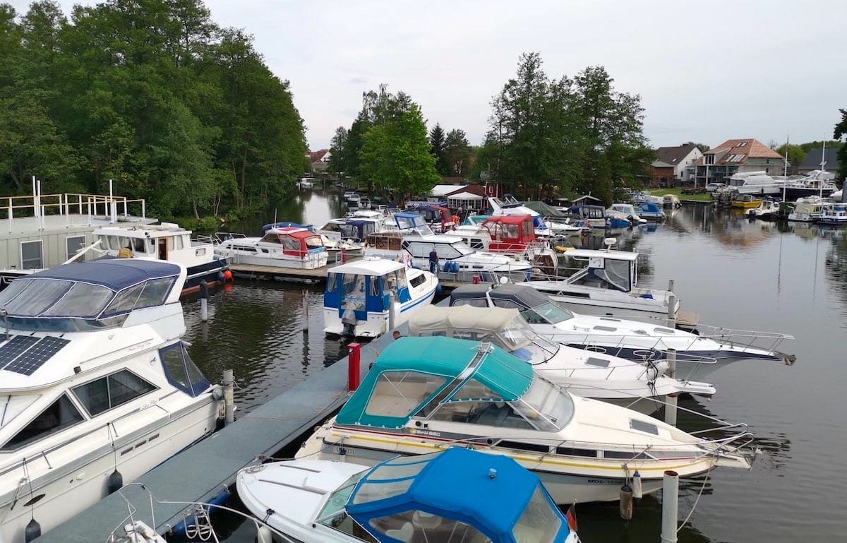 Müllrose Marina, Schlaubetal. Foto: Beate Ziehres