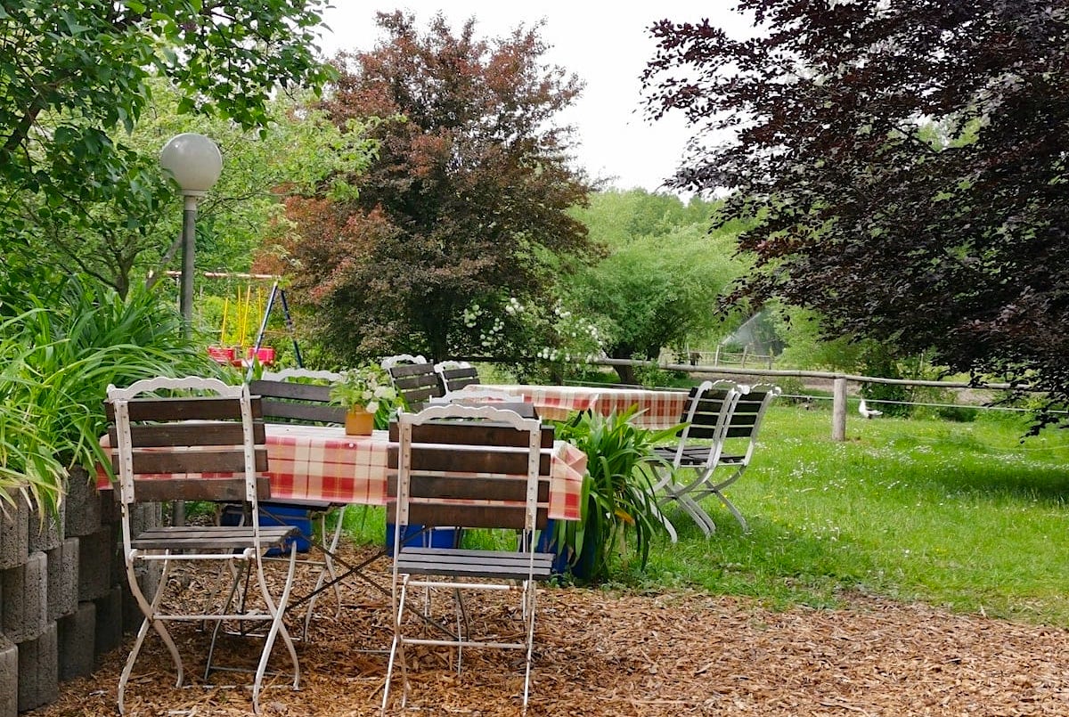 Biergarten Ragower Mühle. Foto: Beate Ziehres