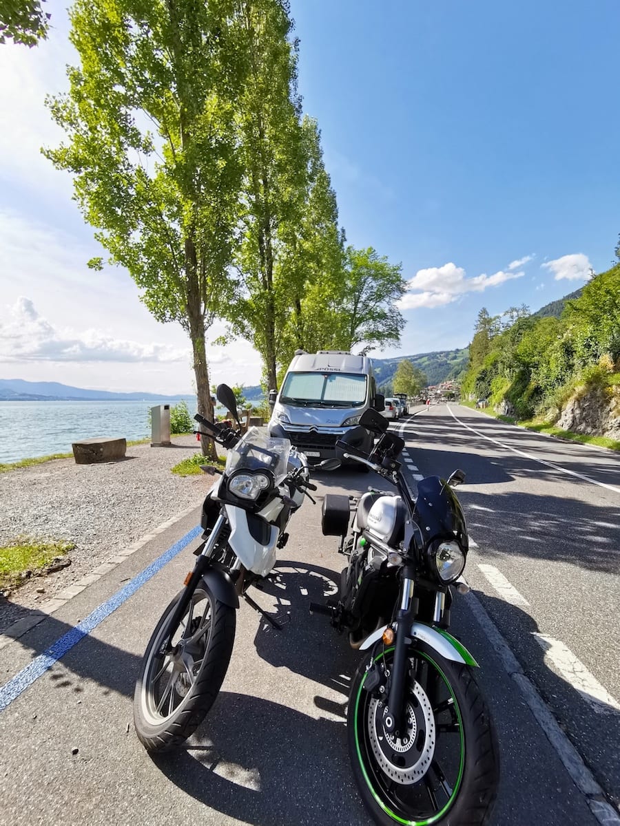 Motorradtour zum Thunersee in der Schweiz. Foto: Beate Ziehres / Reiselust-Mag