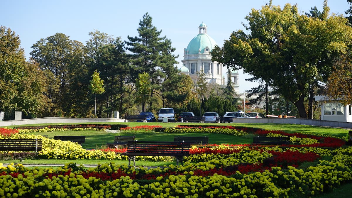 Serbien: Gebäude der serbischen Nationalversammlung in Belgrad. Foto: Beate Ziehres