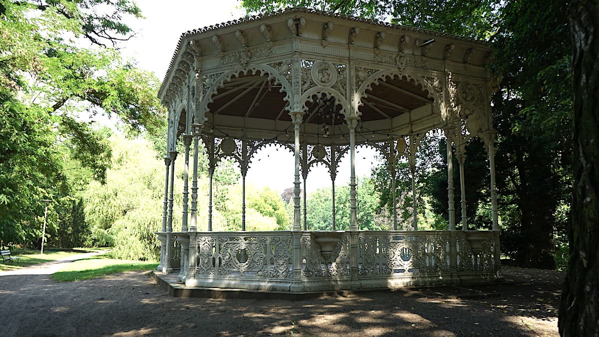 Tangerhütte, Stadtpark, Pavillon. Foto: Beate Ziehres