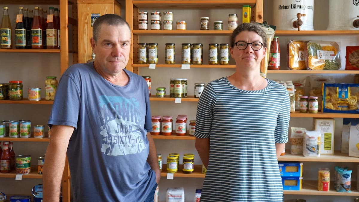 Dietmar Siptroth und Nadine Wagener. Foto: Beate Ziehres