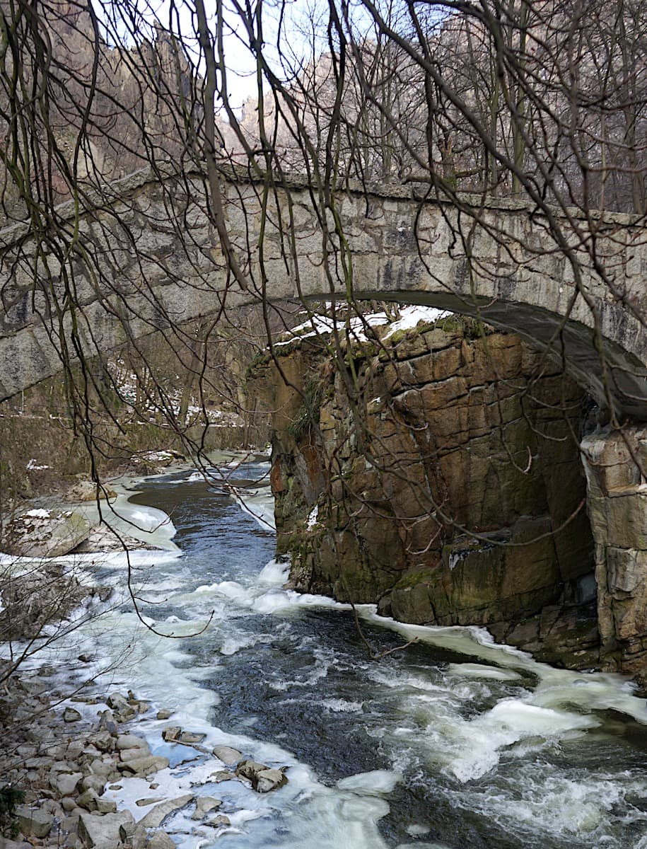 Brücke über die Bode an der Gaststätte Königsruhe. Foto: Beate Ziehres