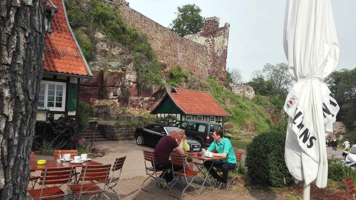 Urlaub in Deutschland: Burgruine Hohnstein. Foto: Beate Ziehres