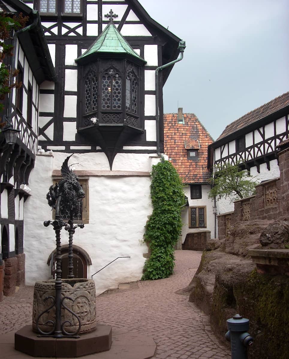 Hof der Wartburg in Thüringen. Foto: Beate Ziehres