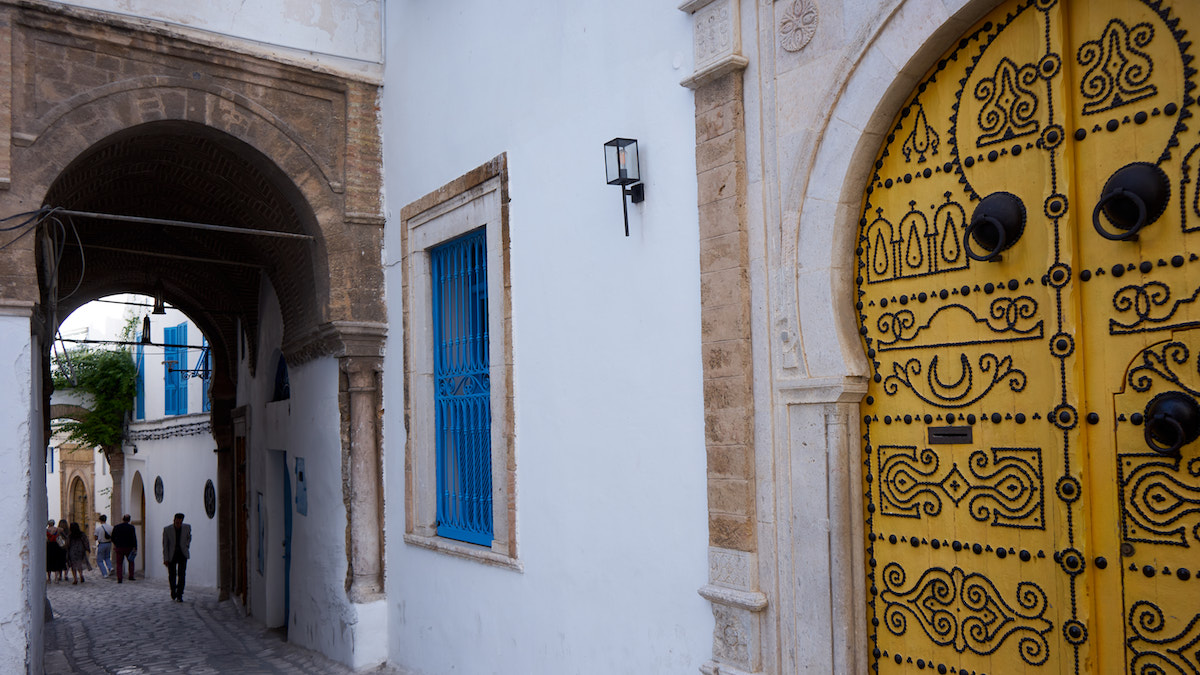 Tunis: Tür des Dar El Jeld. Foto: Beate Ziehres, Reiselust-Mag