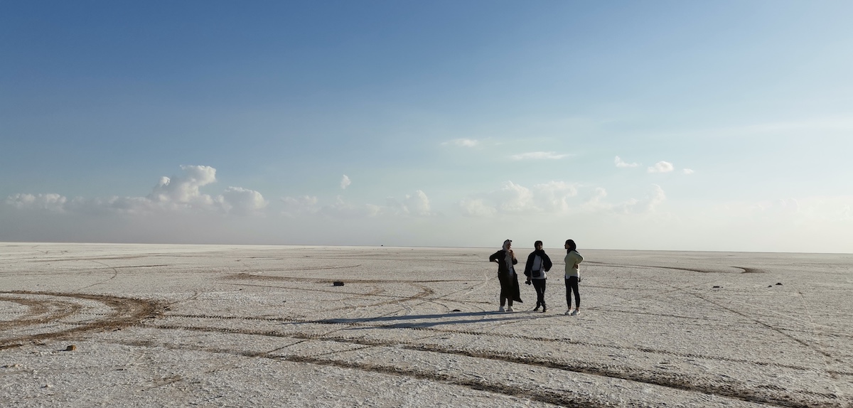 Tunis Fashion Week auf dem Chott el Djerid. Foto: Beate Ziehres, Reiselust-Mag