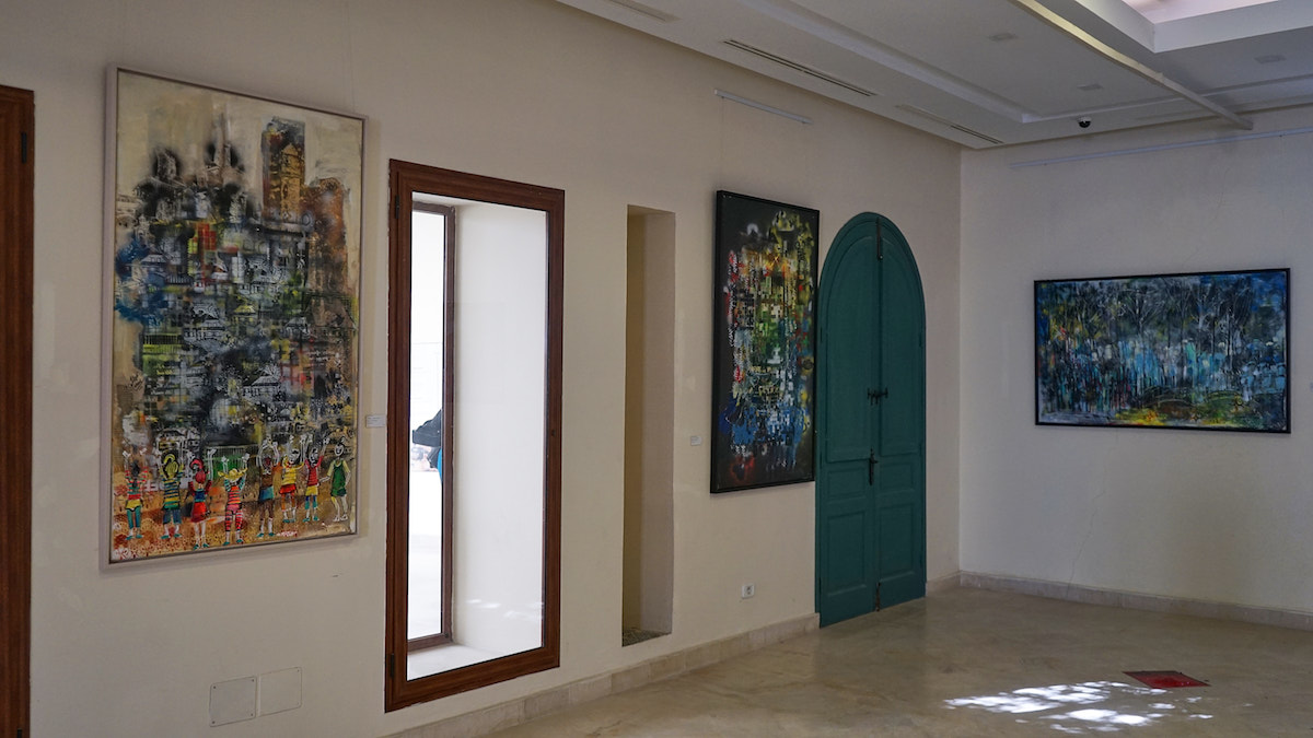 Tunesien, Tunis: Kunstausstellung in der Heilig-Kreuz-Kirche in der Altstadt. Foto: Beate Ziehres, Reiselust-Mag