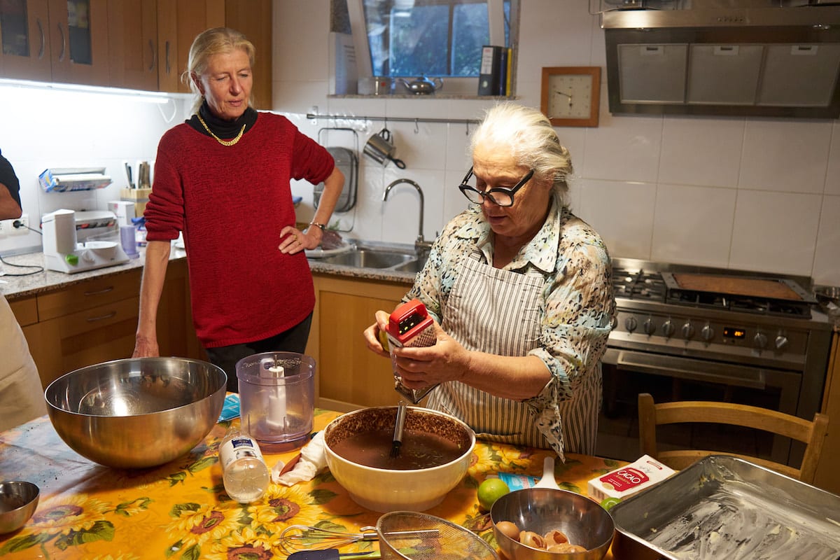 Kochkurs in Umbrien: Annette Greifenhagen, Ornella Carletti. Foto: Beate Ziehres, Reiselust-Mag