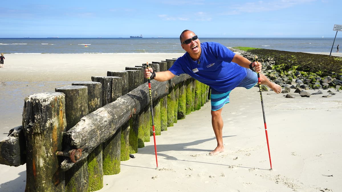 Wangerooge: Sportanimateur Marc Steffen – Foto: Beate Ziehres