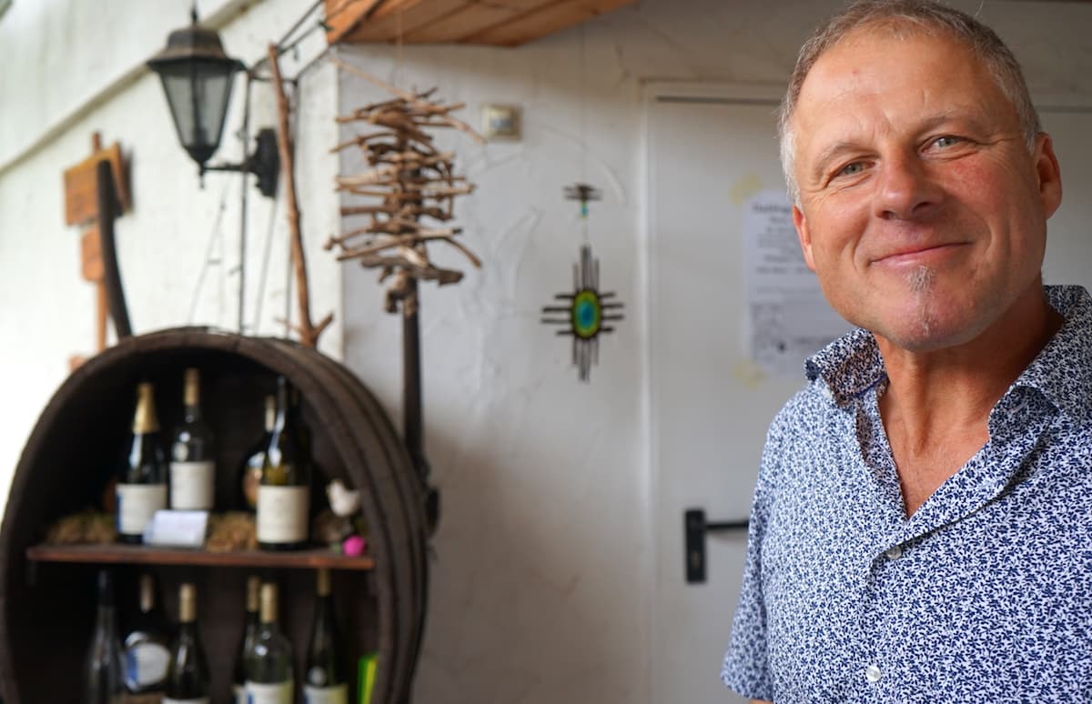 Weinstraße Taubertal, Dertingen: Winzer Martin Baumann. Foto: Beate Ziehres