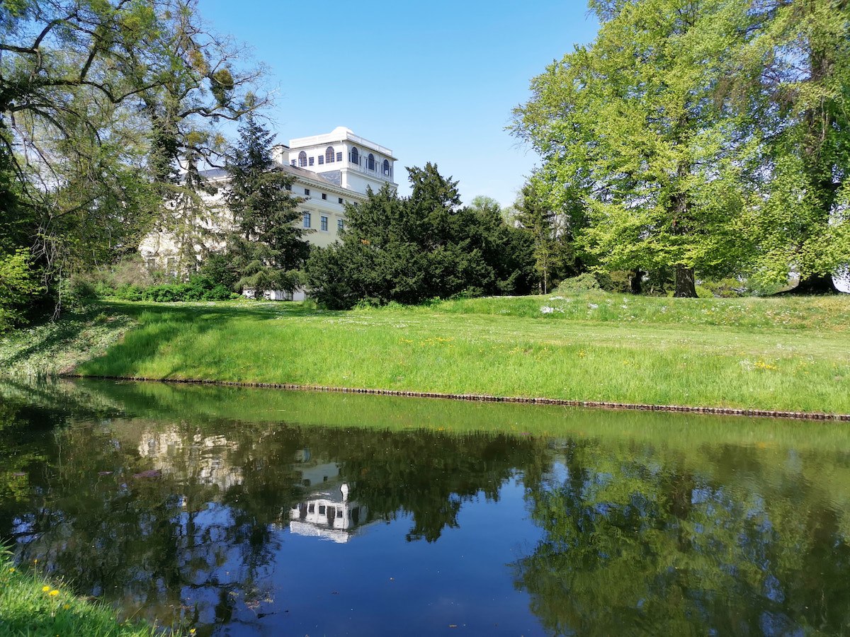 Schloss Wörlitz, vom Park aus gesehen. Foto: Beate Ziehres