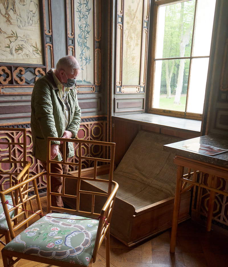 Schloss Wörlitz, chinesisches Schlafzimmer, Uwe Quilitzsch. Foto Beate Ziehres